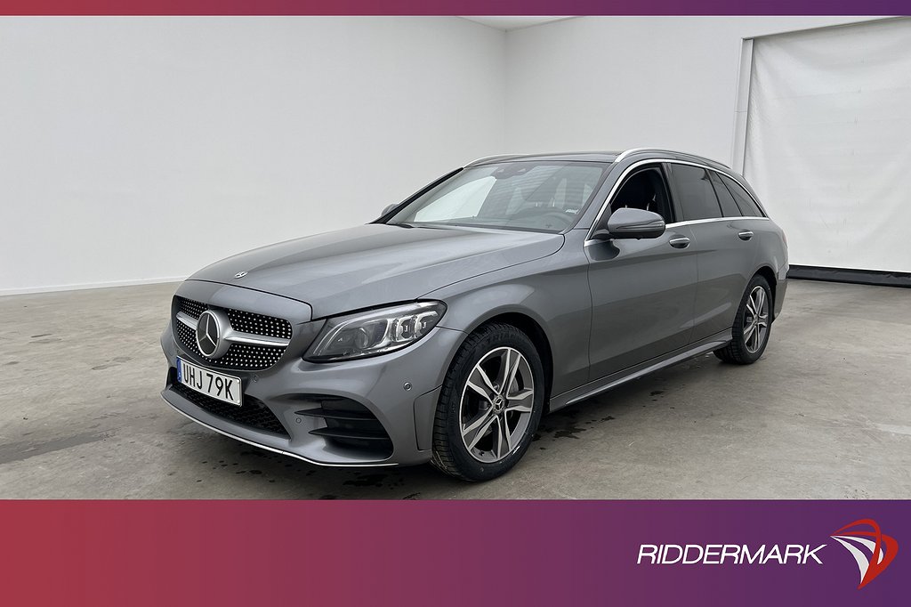 Mercedes-Benz C 220 T d 4M AMG Pano Värm Cockpit 4,95% RÄNTA