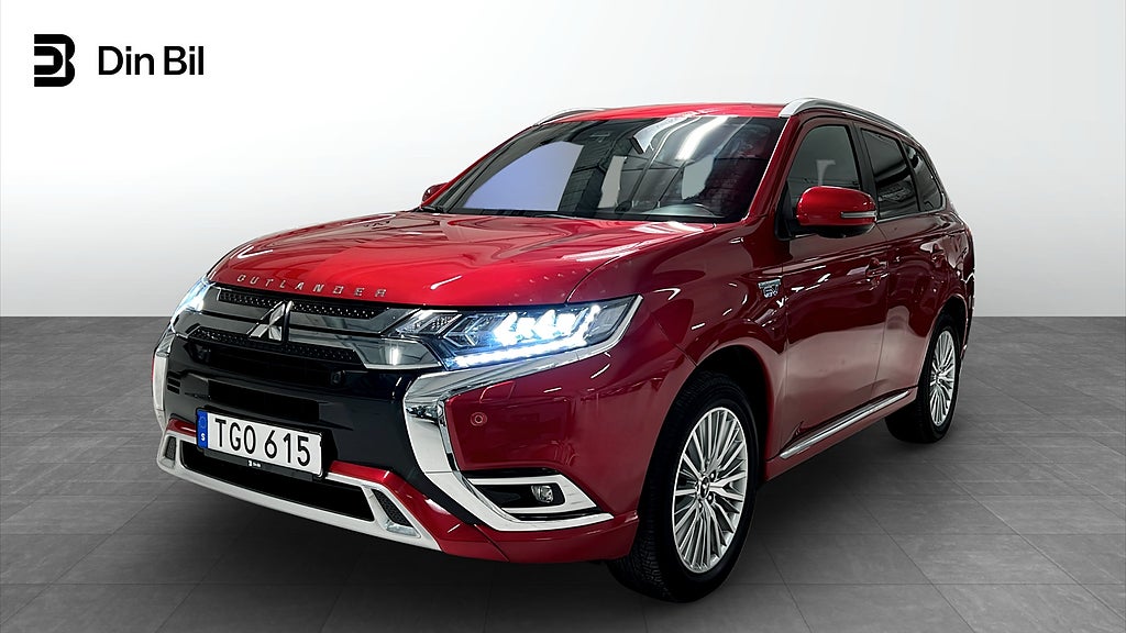Mitsubishi Outlander PHEV AWD Business Drag Läder Kamera
