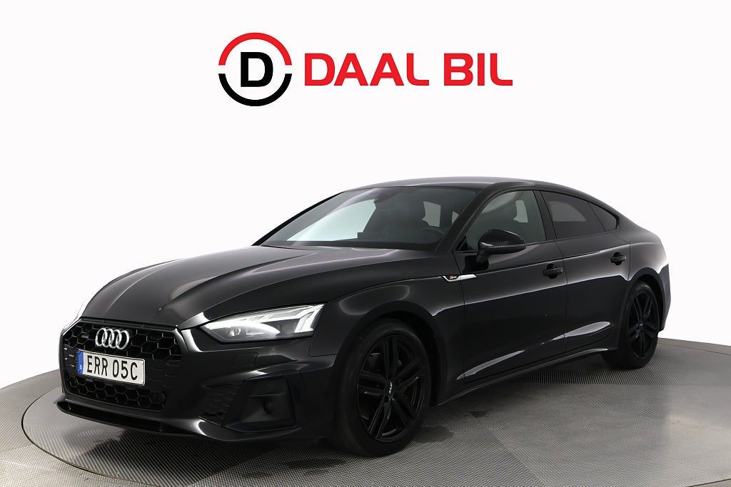 Audi A5 SB 40 TDI QUATTRO 204HK S-LINE DRAG P-VÄRMARE B-KAMERA