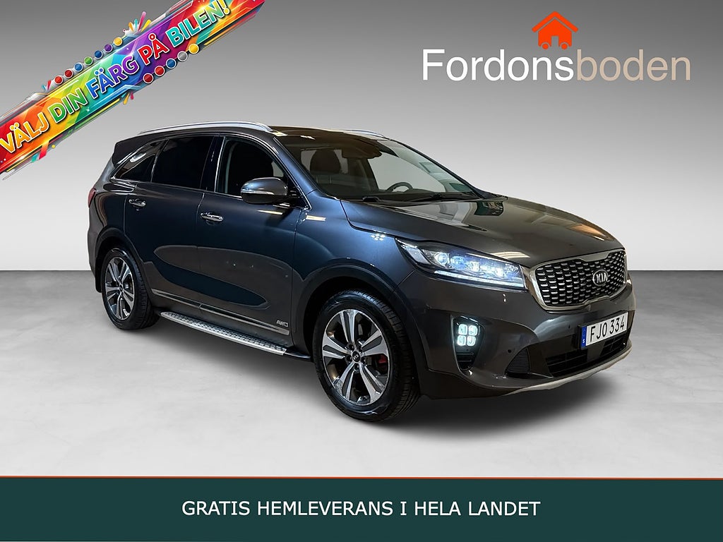 Kia Sorento 2.2 CRDi AWD GT B-Kamera HK Panorama Drag 7-sits 200hk