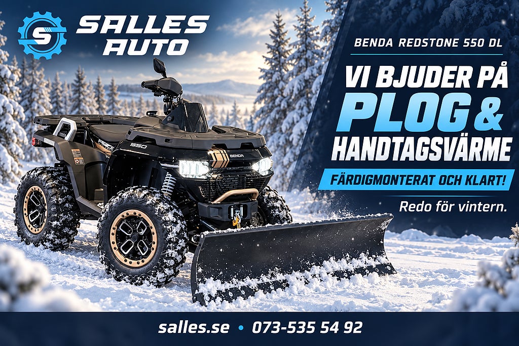 Benda Traktor B | V-Twin Redstone 550 DL,Arbetskampanj