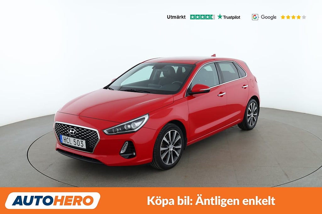 Hyundai i30 1.4 T-GDi / CarPlay, Rattvärme, CarPlay