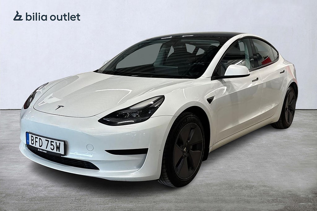 Tesla Model 3 Standard Range Autopilot Skinn 360°kam Panoglas