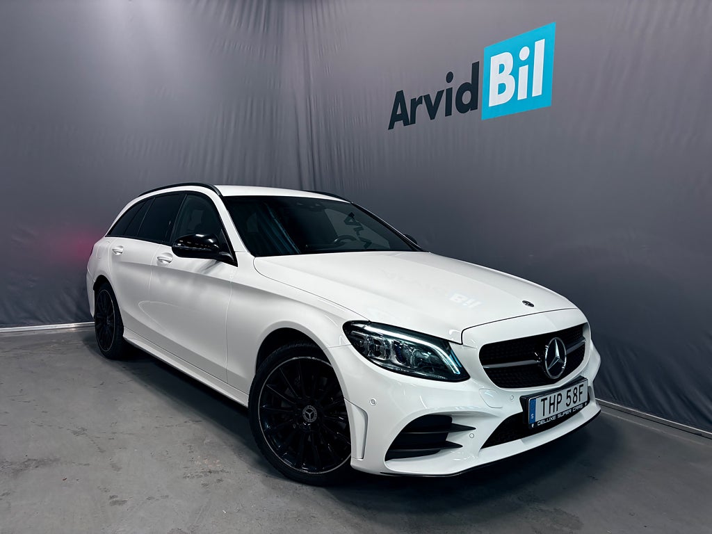 Mercedes-Benz C 220 T d 4MATIC 9G-Tronic AMG Night Ed B-KAM DRAG VÄRM 