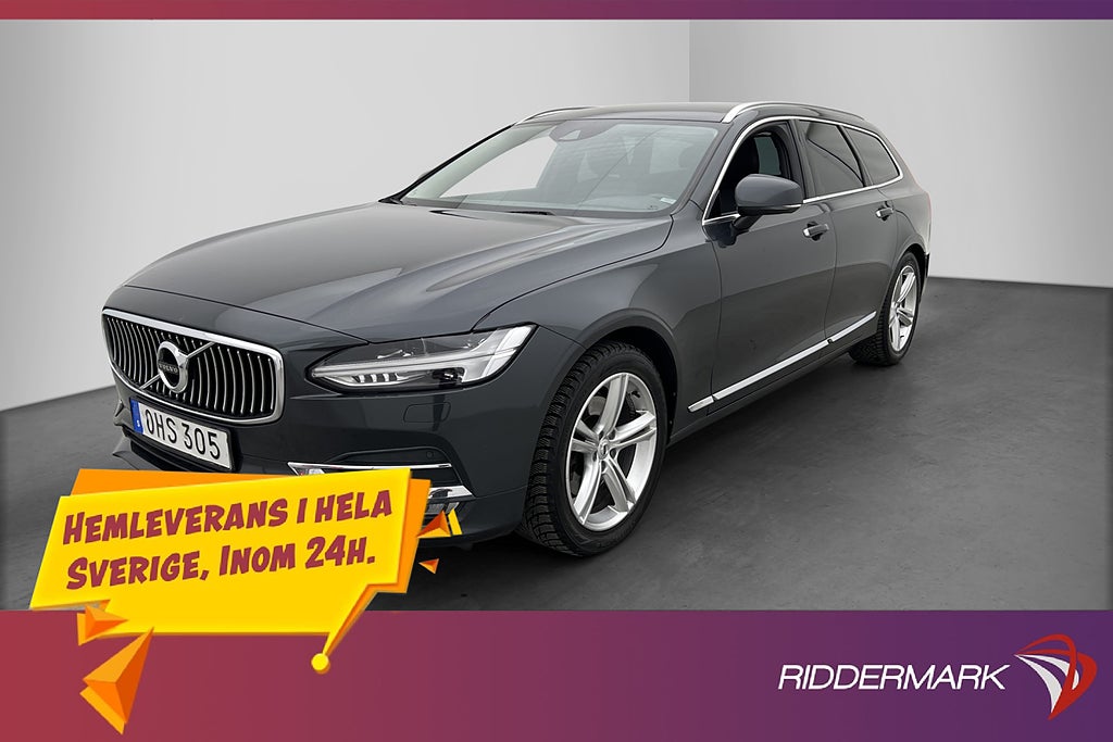 Volvo V90 T5 254hk Inscription Värmare Navi Keyless Drag