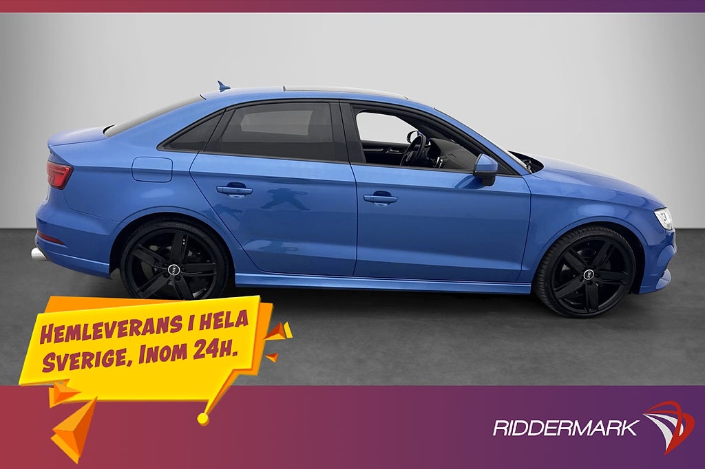 Audi A3 Sedan TFSI Q 190hk S-Line Panorama B&O Adap-Fart