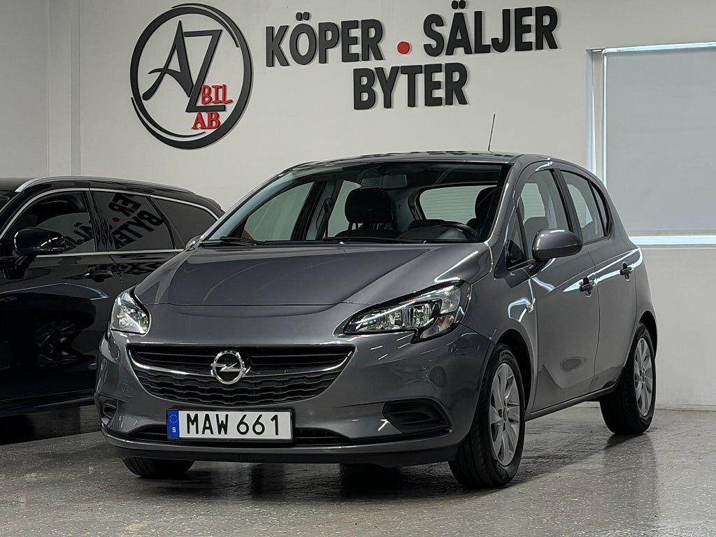 Opel Corsa 5-dör 1.4 Enjoy Euro 6 2 ÄGARE AUTOMAT toppskick lågmil