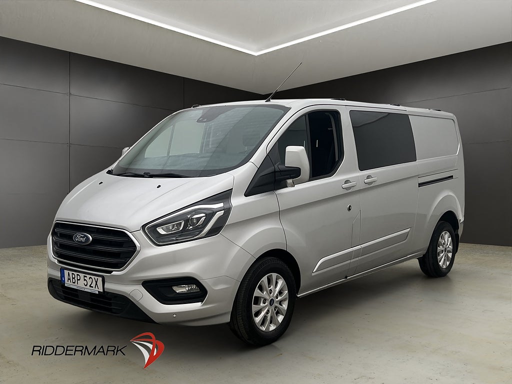 Ford transit-custom CrewVan L2 Drag Värm Kamera CARPLAY Moms