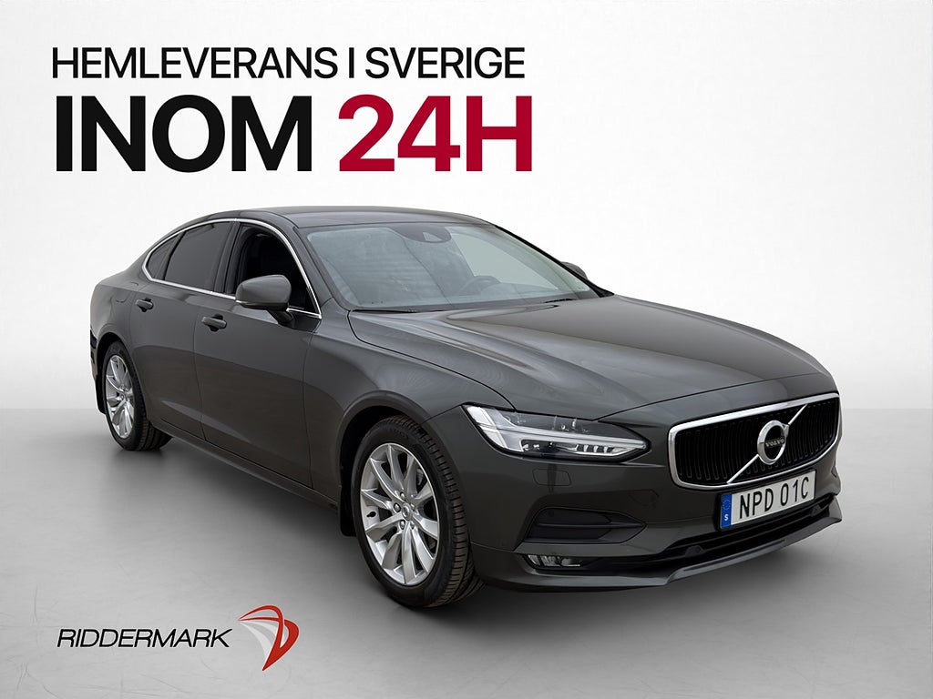 Volvo S90 D4 Momentum VOC Värmare Skinn Kamera Rattvärm Drag