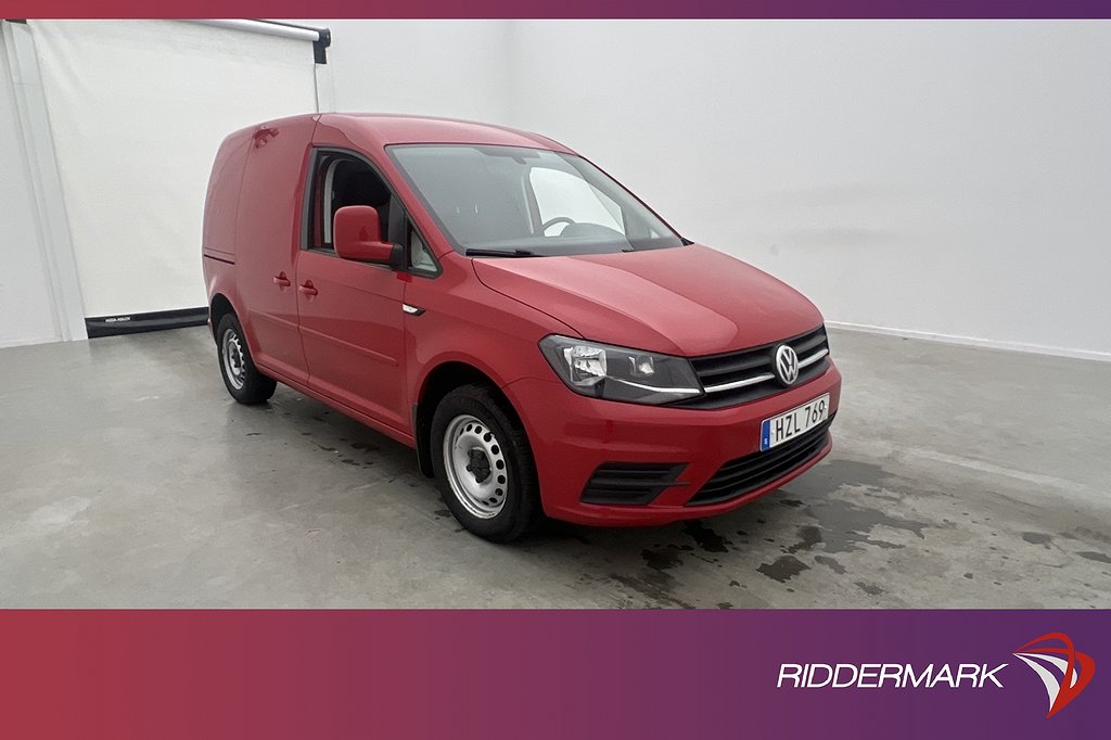 Volkswagen Caddy 2.0TDI Värmare Dragkrok Farthållare Moms