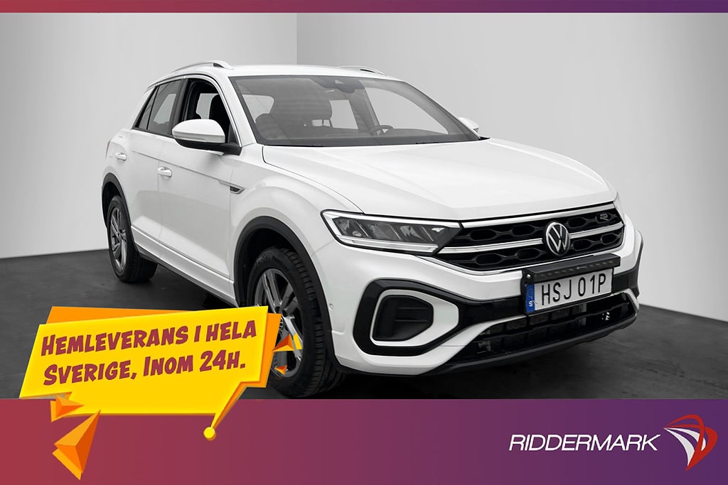 Volkswagen T-Roc 4M 150hk R-Line Cockpit D-Värm Kamera Drag