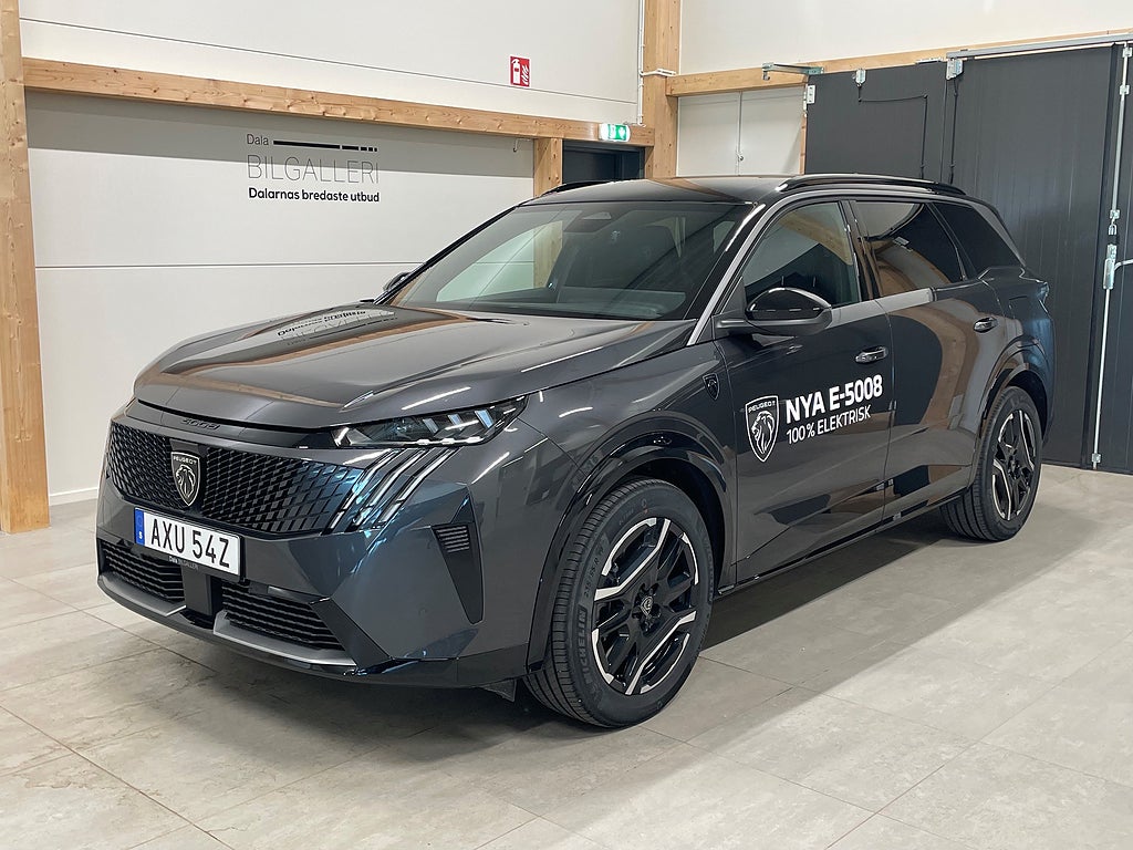 Peugeot E-5008 GT 7-sits 525km Dragkrok Demo