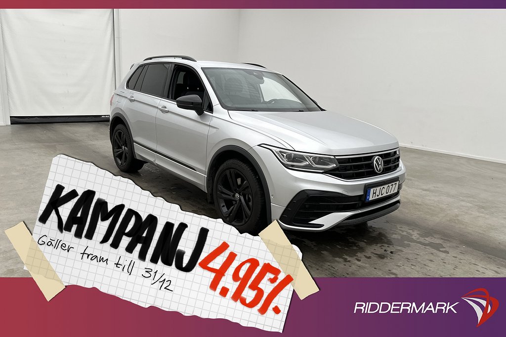 Volkswagen Tiguan eHybrid 245hk R-Line Cockpit 3 4,95% Ränta