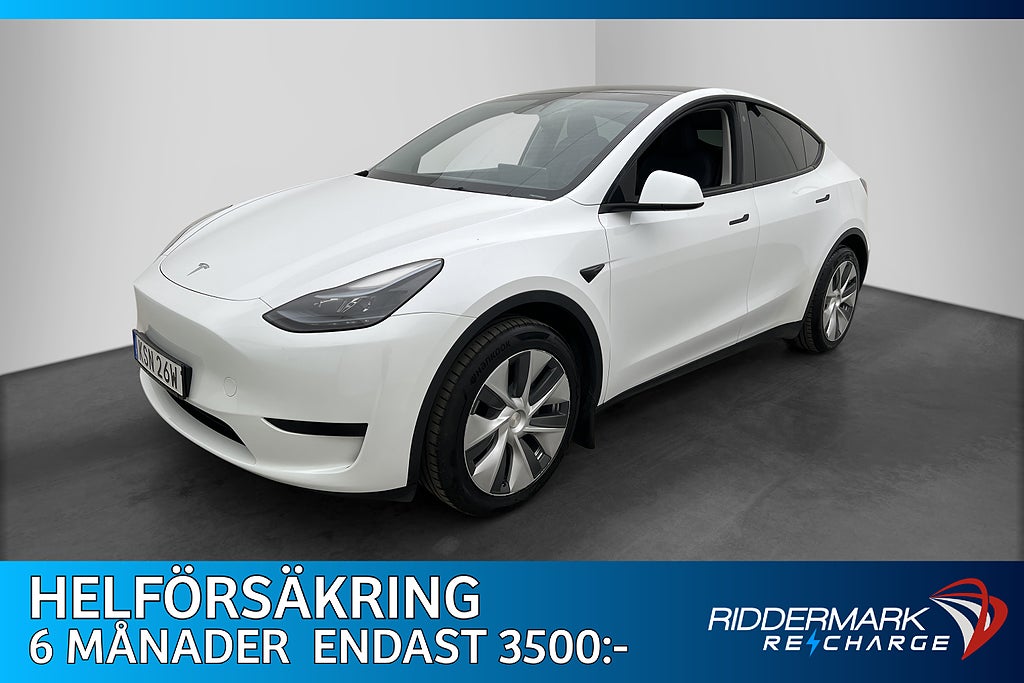 Tesla Model Y Standard Range Värmare Autopilot Pano Navi