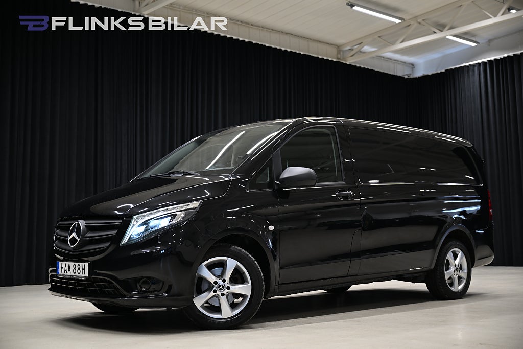 Mercedes-Benz Vito 116 CDI 9G 163HK Lång|LED|Drag|Värmare|Enägare|Leasbar