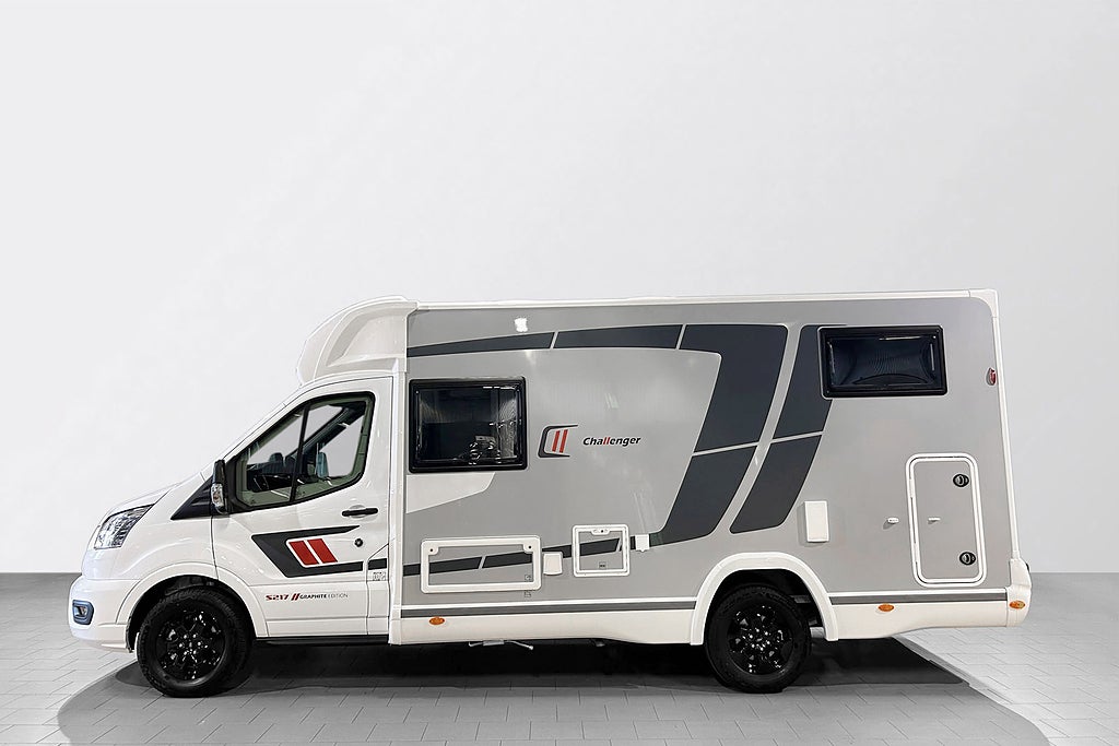 CHALLENGER S217 Graphite Edition 165 HK AUTOMAT Dieselvärmare Långbäddar 2027 - miniatyr 41