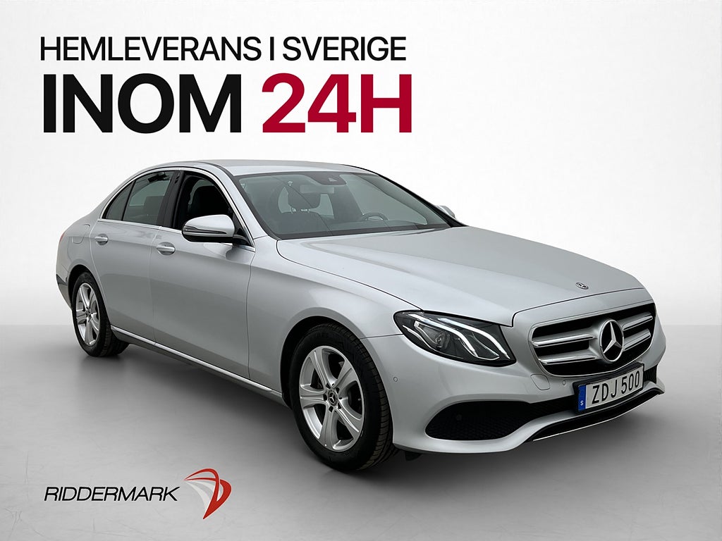 Mercedes-Benz E 200 d 150hk B-Kamera D-Värmare Navi Drag