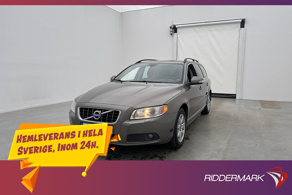 Volvo V70 2.5 FT 231hk Momentum Dragkrok Sensorer Halvskinn