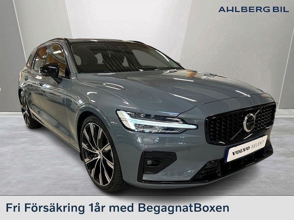 Volvo V60 B4 Diesel Ultimate Dark, Läderklädsel, 20\" fälg, Sportchassi, T