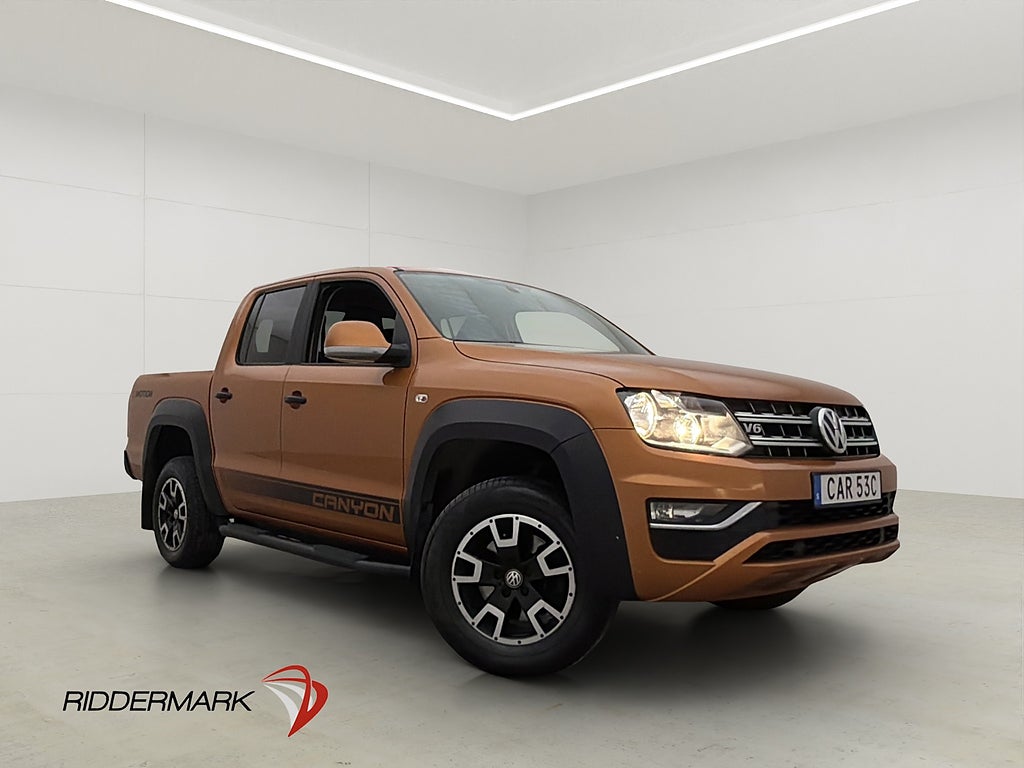 Volkswagen Amarok Canyon V6 4M Värmare Dragkrok CARPLAY Moms