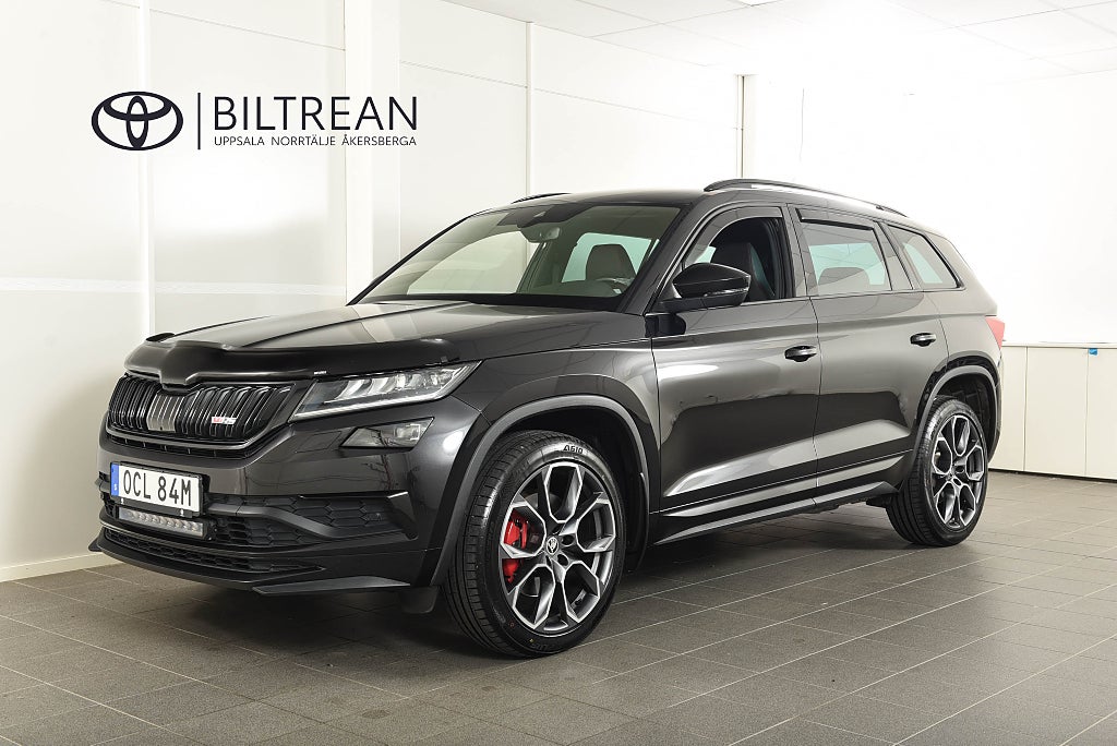 Skoda Kodiaq RS 2.0 TDI 4x4/Canton/LED/Dieselvärmare/V-hjul/ 240hk