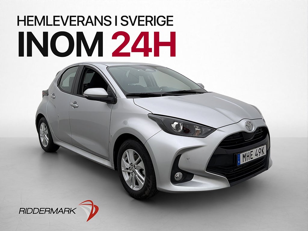 Toyota Yaris Hybrid 116hk Kamera CarPlay Adapt-Fart MOMS
