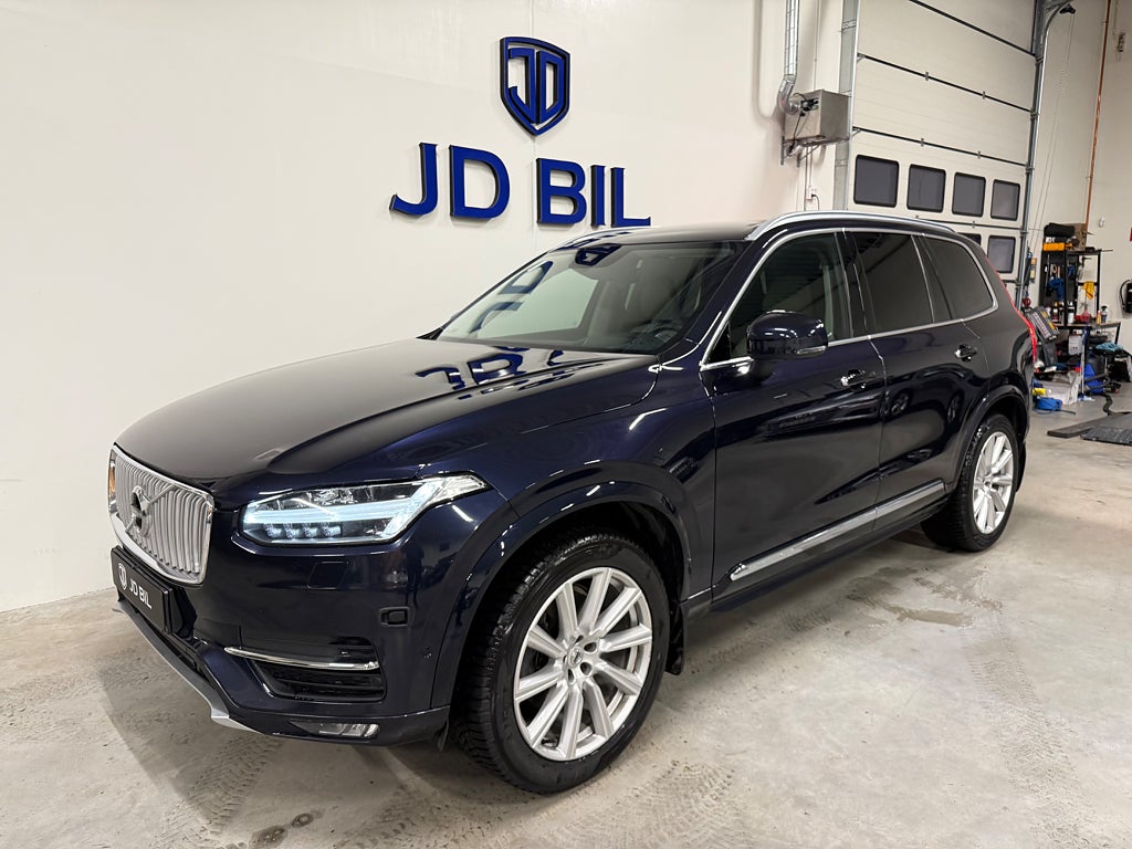Volvo XC90 D5 AWD Inscription 7sits Drag 360kamera HuD Navi 