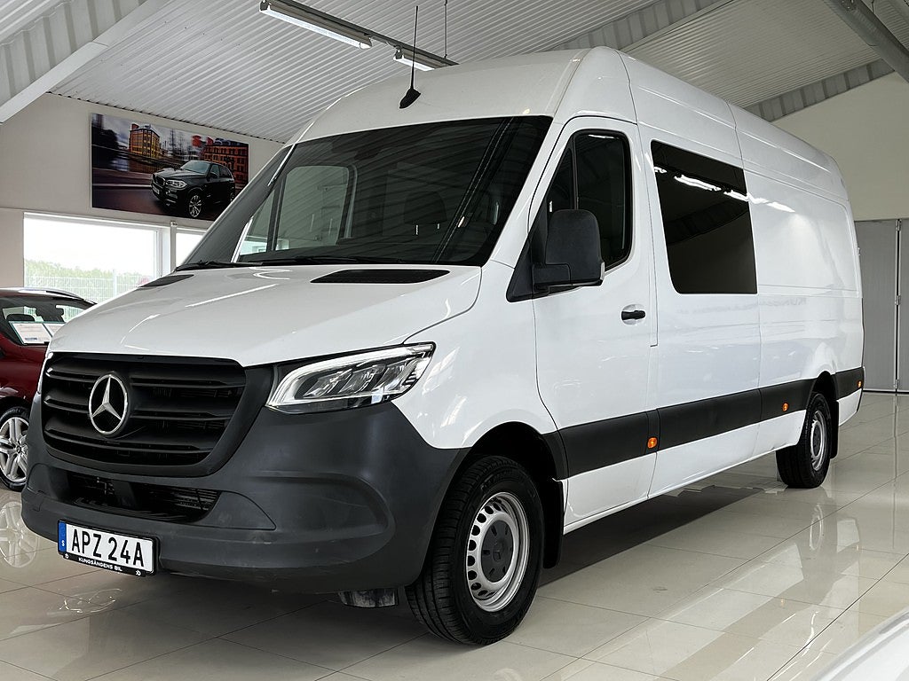 Mercedes-Benz Sprinter 319 CDI 3.0 V6 Mixto/Crossbuss 5-Sits Drag CarPlay MOMS