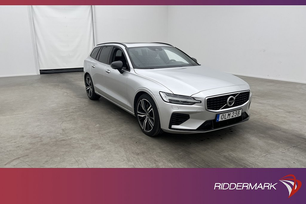 Volvo V60 T6 AWD R-Design Värmare Pano H/K VOC 360º HUD Drag