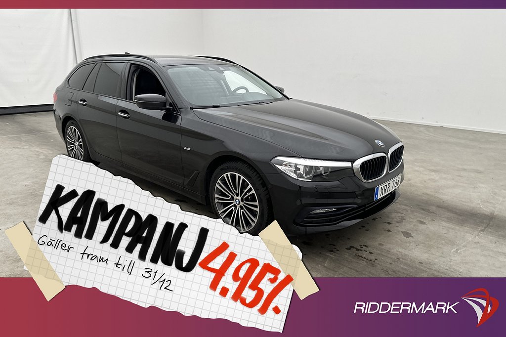 BMW 520 d xDrive Touring Sport line Kamera Navi 4,95% Ränta