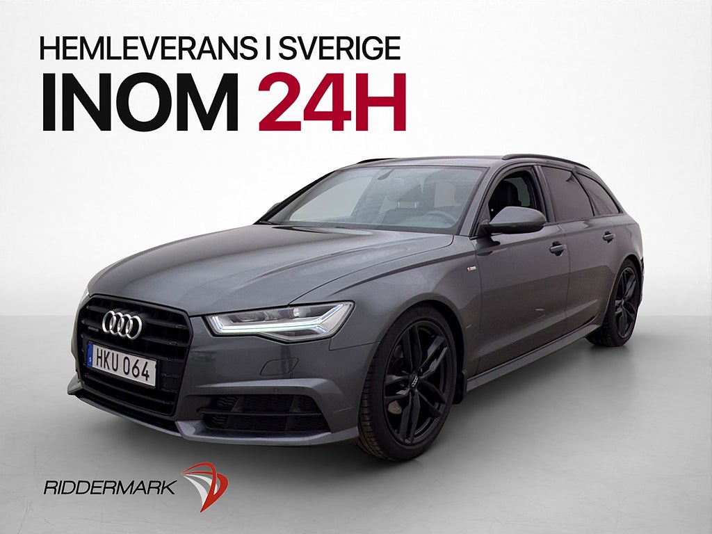 Audi A6 Avant 2.0 TDI Q 190hk S-Line Värmare Drag Navi