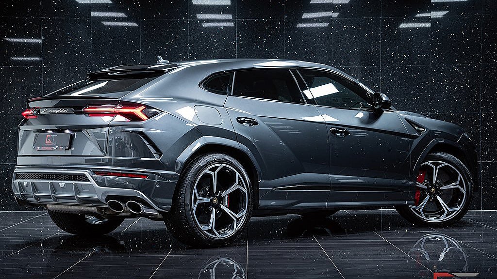 Lamborghini Urus har en V8-motor på 650 hästkrafter. 