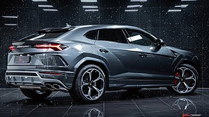 Lamborghini Urus har en V8-motor på 650 hästkrafter. 