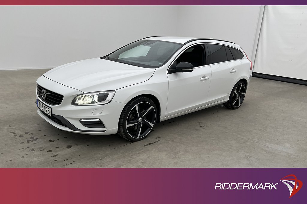 Volvo V60 D4 AWD 190hk R-Design VOC Värmare Navigation