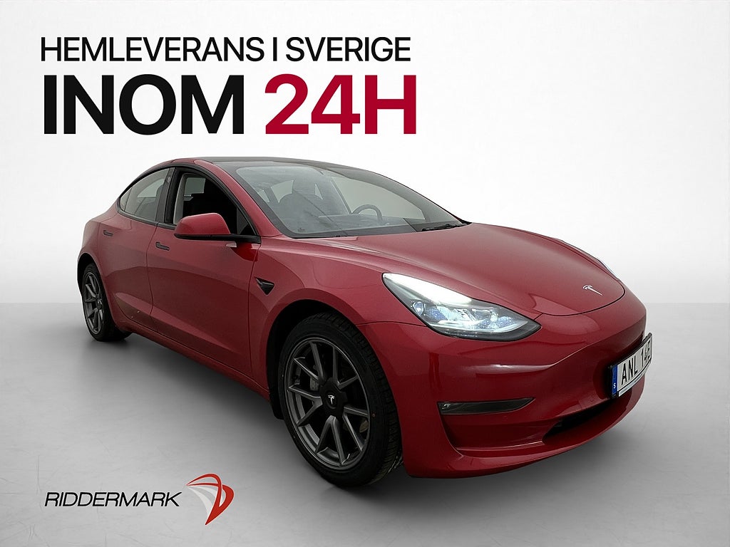 Tesla Model 3 Long Range AWD Autopilot Pano Svensksåld