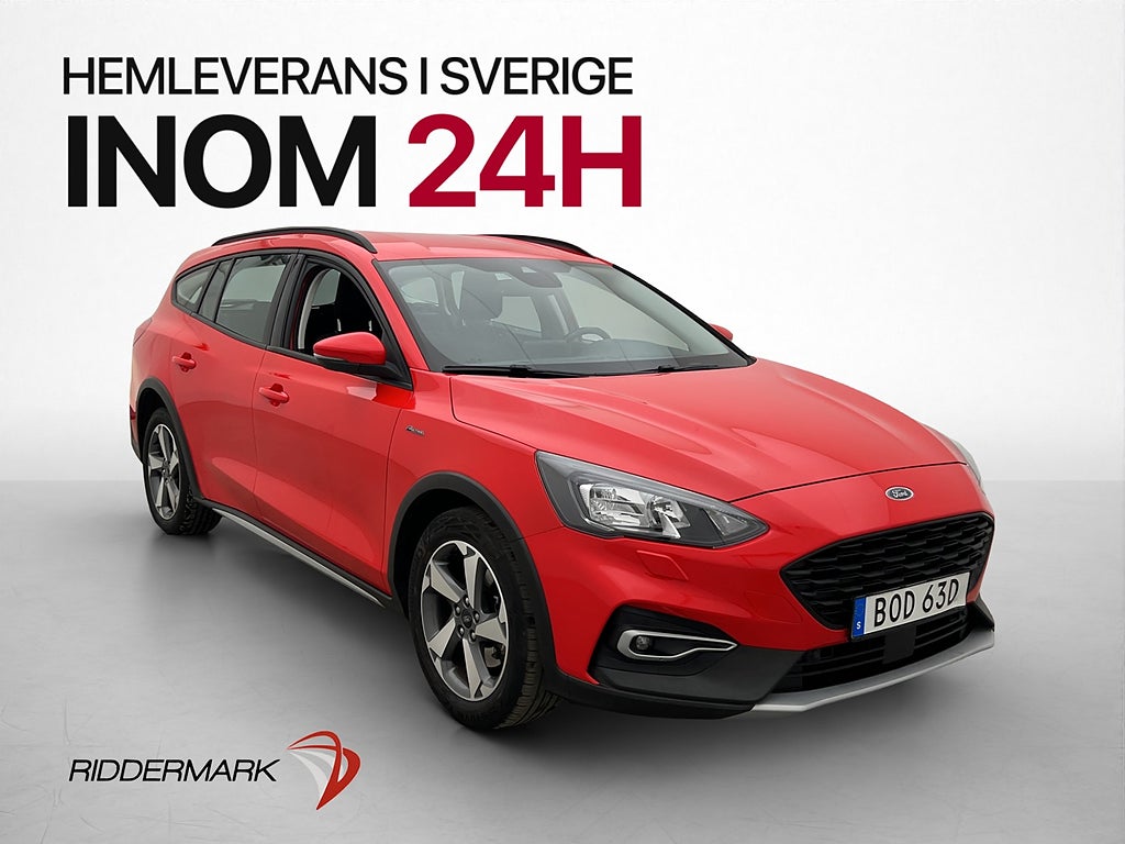Ford Focus Active 1.0 EcoBoost 125hk B-Kamera Navi Drag
