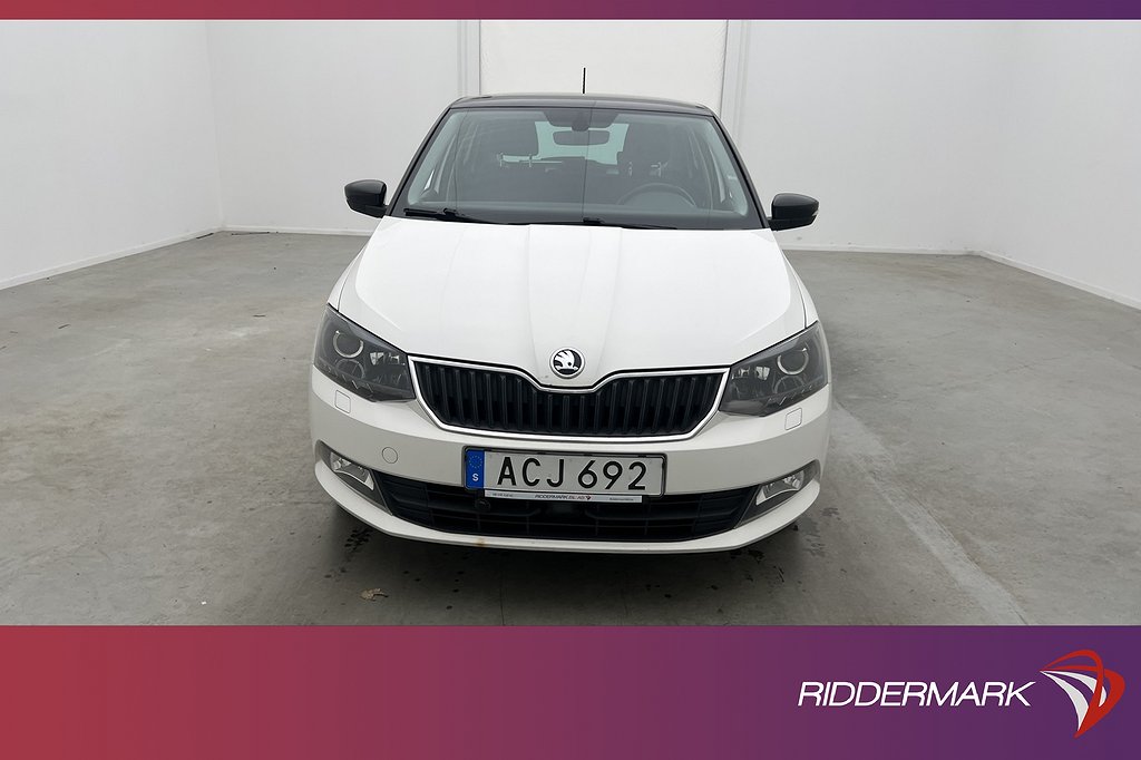 Skoda Fabia 1.2 TSI 90hk Style Värmare Sensorer CarPlay