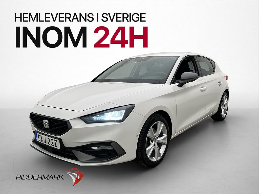 Seat Leon 1.5 eTSI 150hk FR Cockpit Kamera Navi Rattvärme