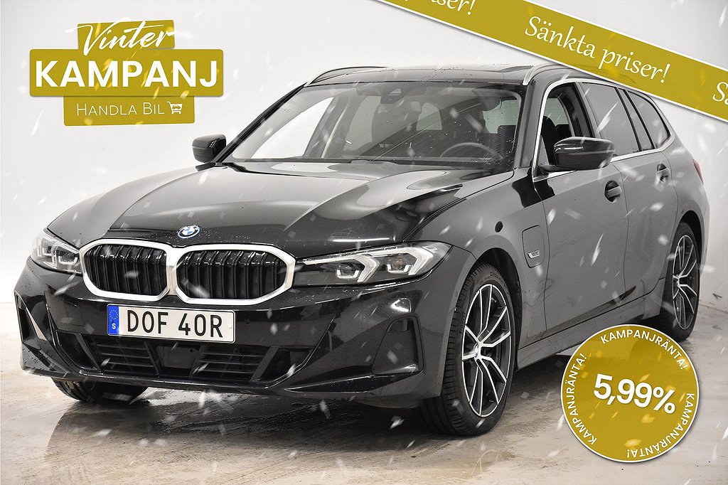 BMW 330e xDrive Touring Aut M-Sport Widescreen Pano Moms 292hk