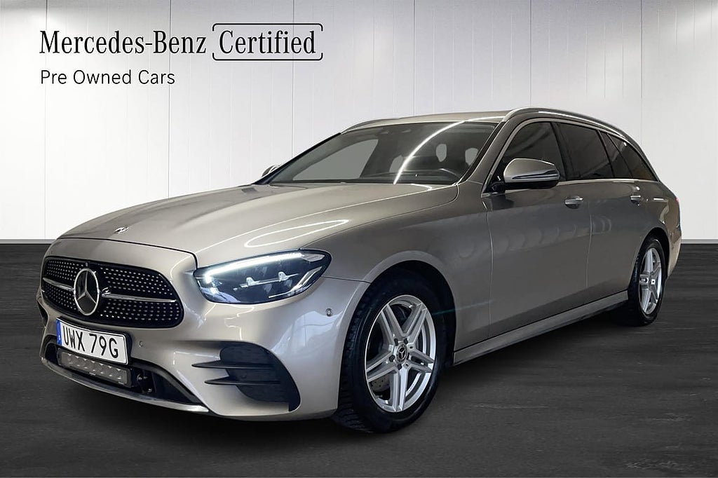 Mercedes-Benz E 220 T d 4MATIC AMG Line / Drag / Moms / Vhjul