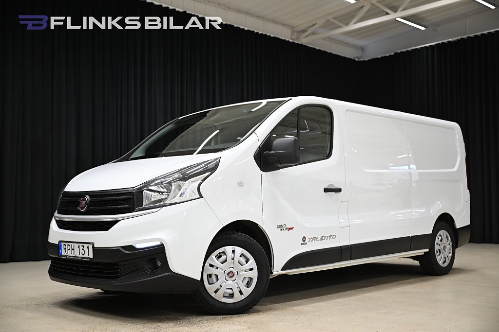 Fiat Talento 120HK L2|Inredd|Dragkrok|Kamkedja|EnÄgare|Farthållare