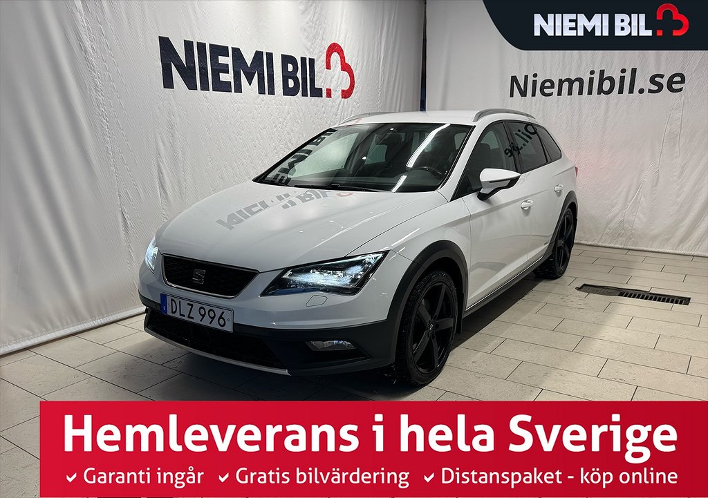 Seat Leon X-Perience 2.0 TDI 4Drive Drag Motorvärmare Navi 