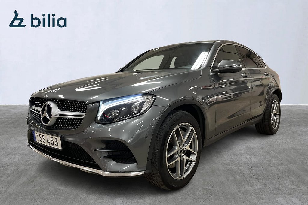 Mercedes-Benz GLC 220 d Coupé 4MATIC S-VHjul/AMG-LINE/Luftfjädring/Burmester/Diese