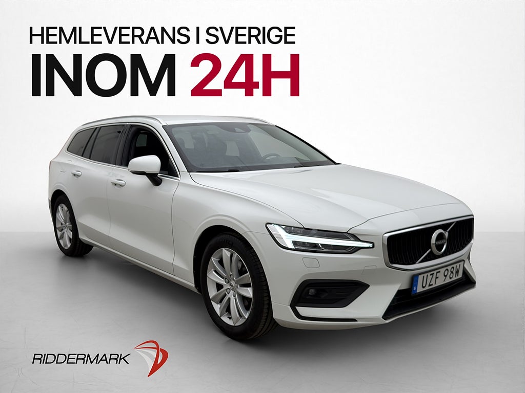 Volvo V60 B4 Advanced VOC Värm Kamera Navi Skinn Elstol Drag