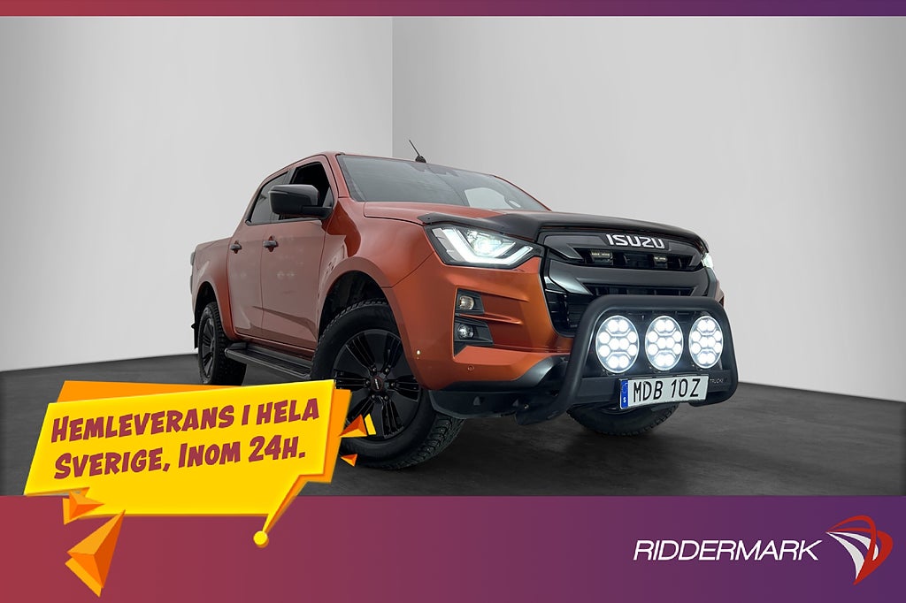 Isuzu D-Max XRX 1.9 CNG 4WD Värmare Drag Skinn CARPLAY Moms