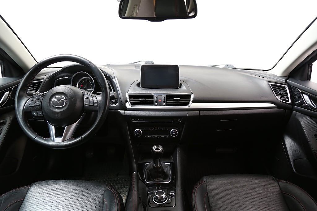Mazda 3 2,0 SKYACTIV-G 165hk Head up Skinn BOSE Motorv Drag 2016