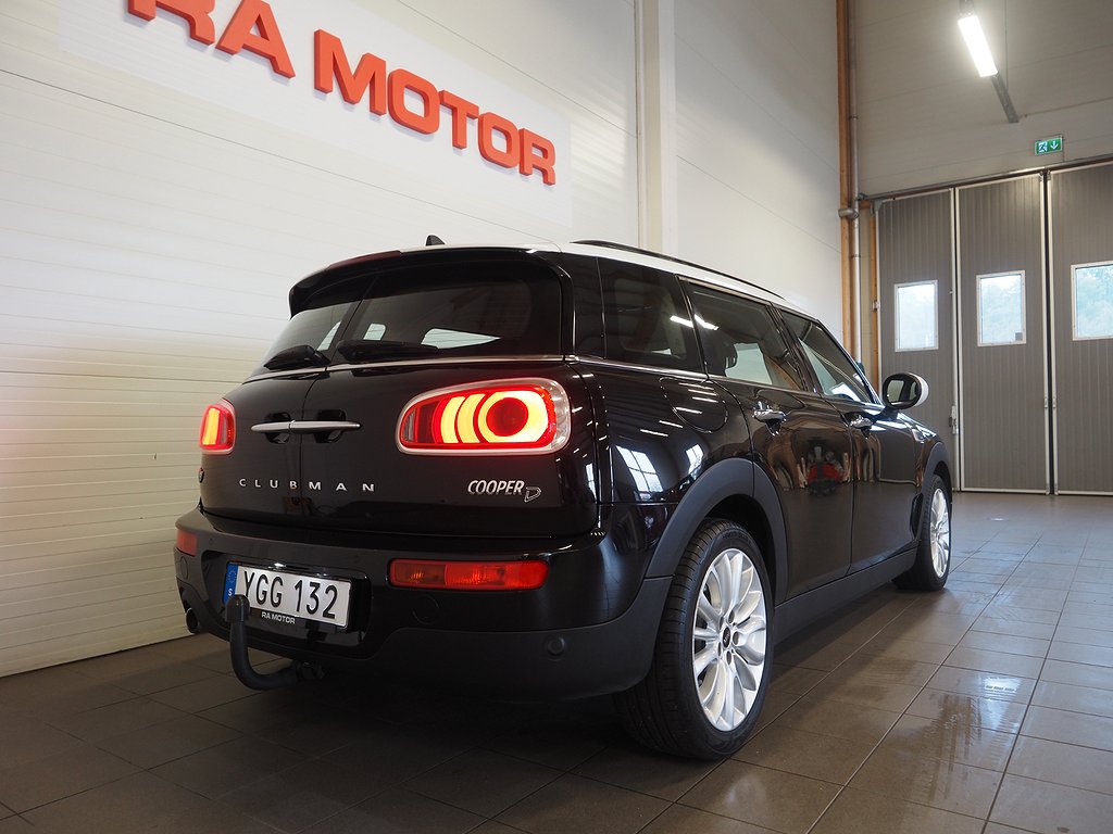 MINI Clubman Cooper D 150hk Automat Pepper Dragkrok P-Sensor 2017