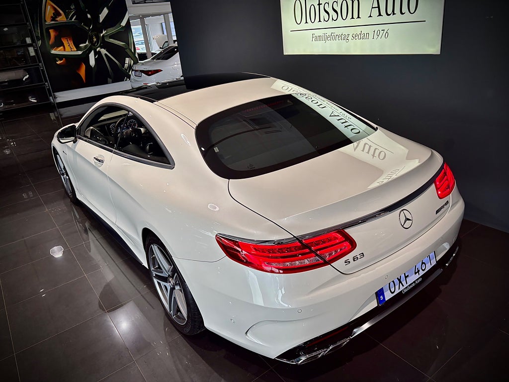 Mercedes-Benz S 63 AMG 4MATIC Coupé Värmare HUD Burmester 585 hk - bild 6