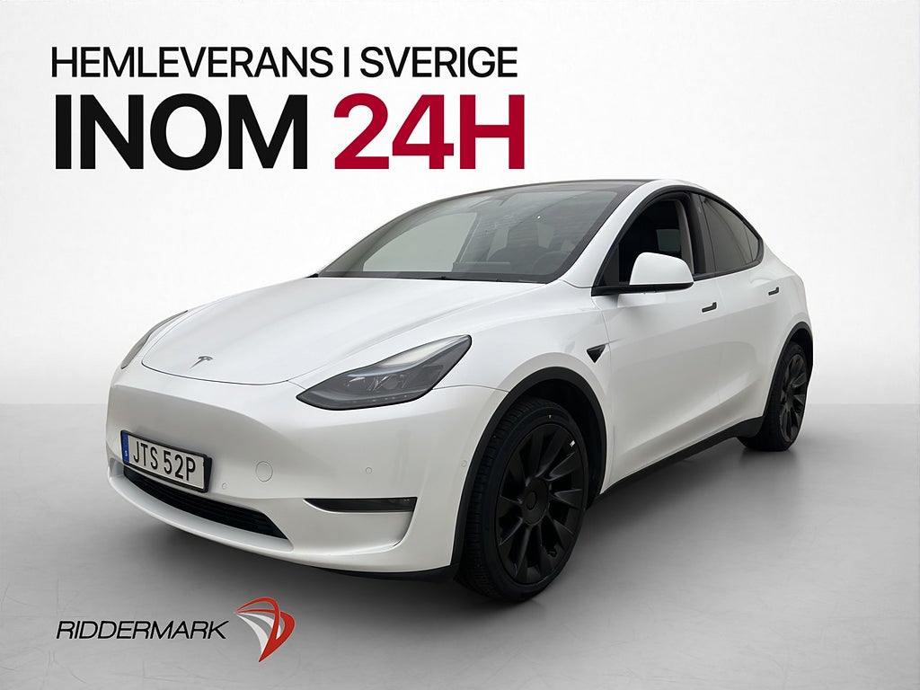 Tesla Model Y Long Range AWD Drag AP Rattvärme Två-Brukare