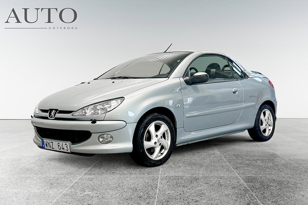 Peugeot 206 CC 1.6 Cabriolet Ny besiktigad Kamrem bytt